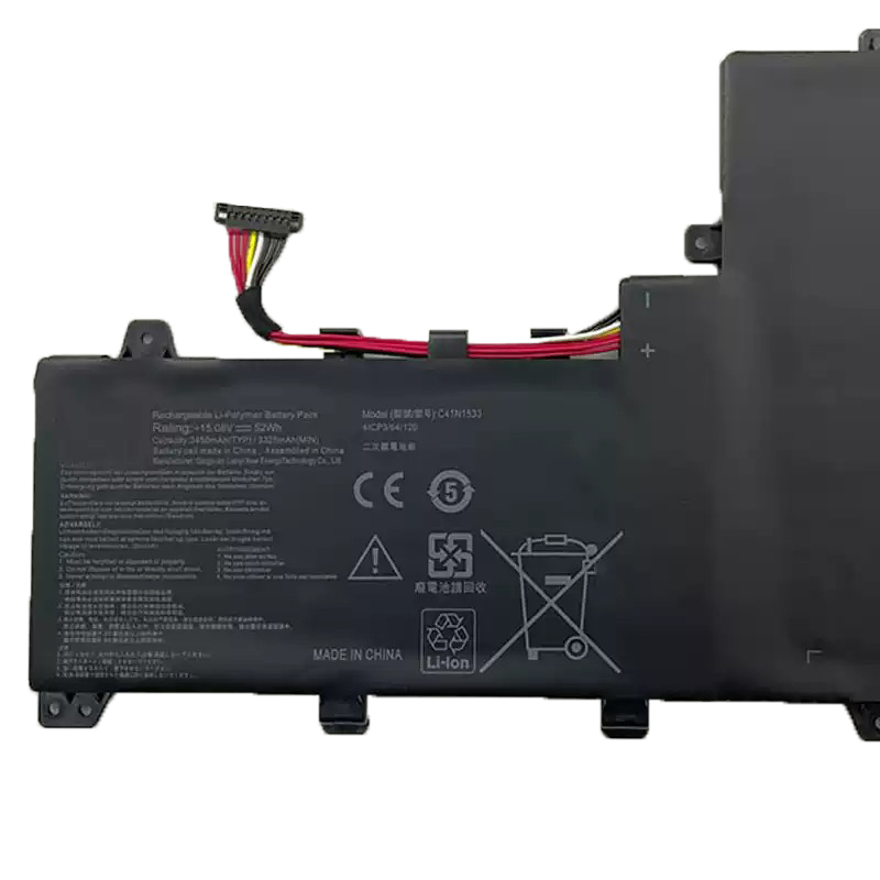 52Wh 3410mAh 4Células Asus 0B200-02010200 Original Bateria