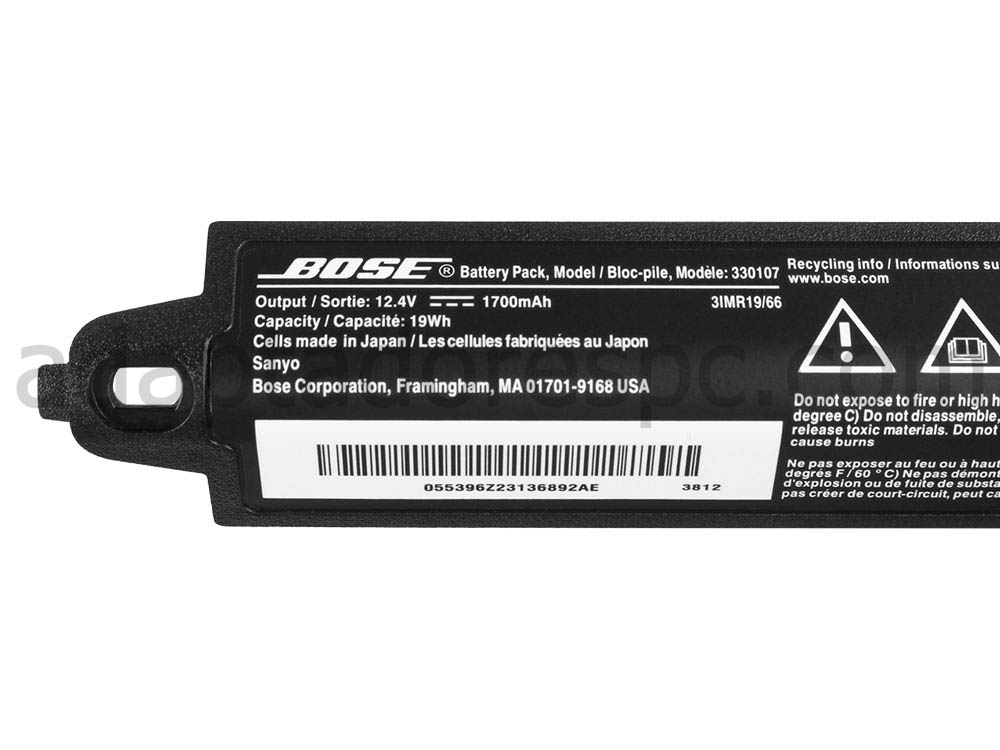 Original 2330mAh 26Wh Bateria Bose Soundlink III 404600