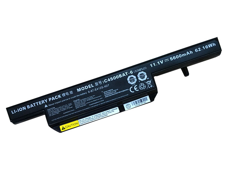 5600mAh 62.16Wh Bateria Clevo W255C W255CU W255EU