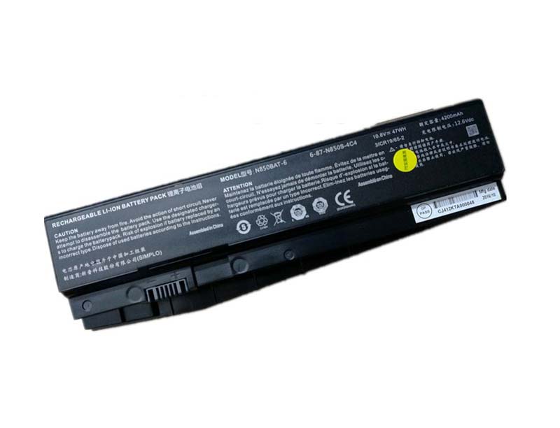4200mAh 47Wh Bateria Clevo 6-87-N850S-6U71