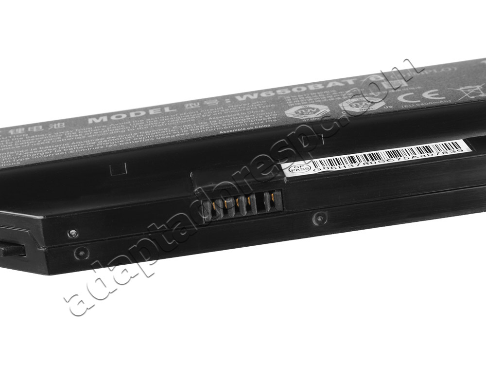 5600mAh 62.16Wh Bateria Clevo 6-87-W650S-4D7A4
