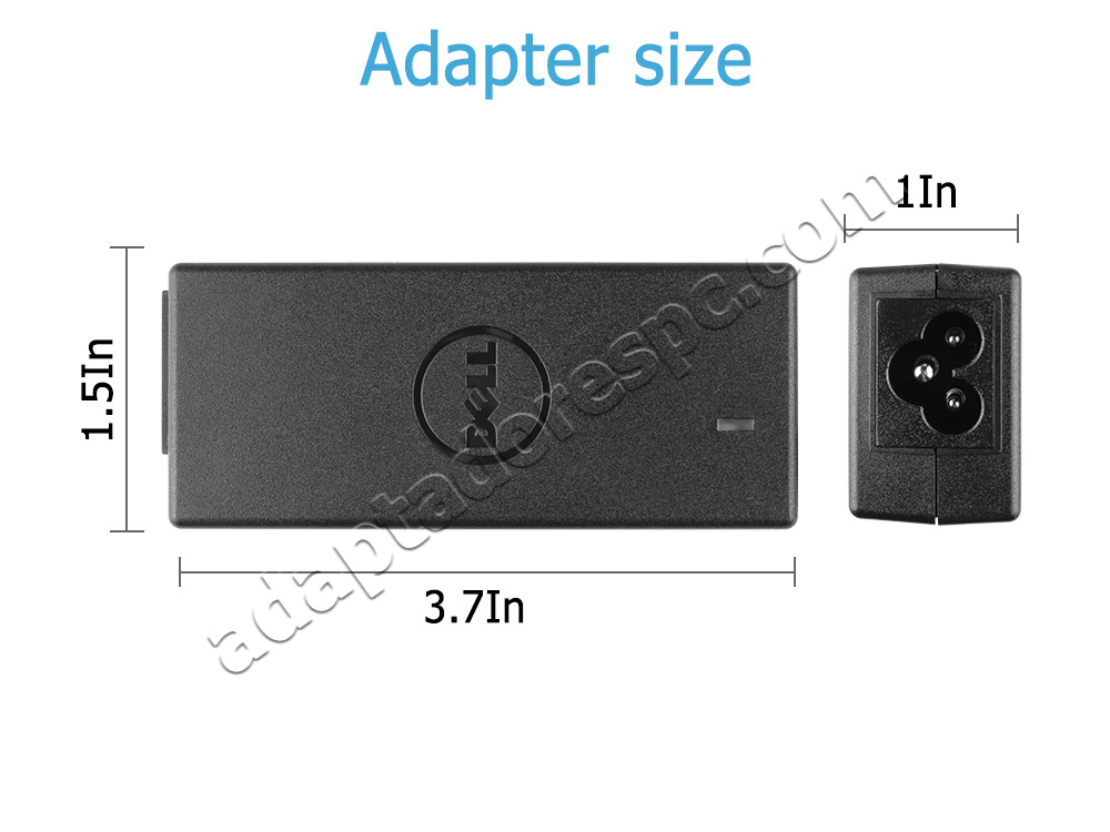 45W Dell Inspiron 14 7460 P74G Original Adaptador AC Carregador