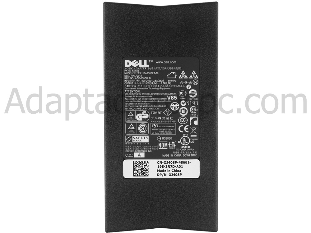 130W Dell D1078 Original Adaptador AC Carregador