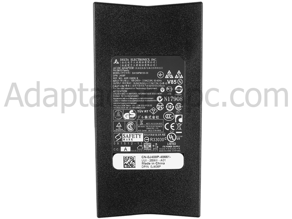 150W Dell 330-1830 Original Adaptador AC Carregador