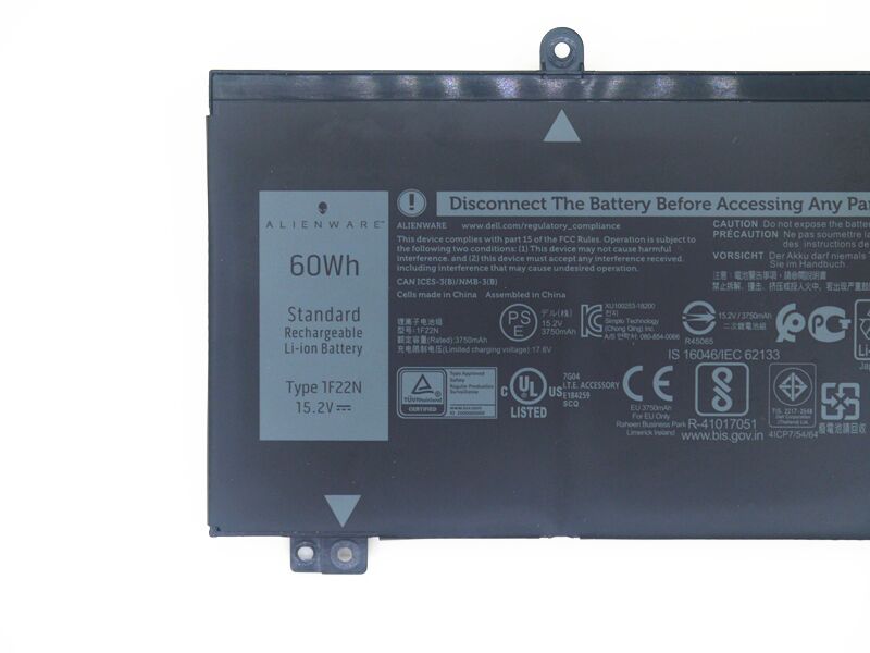 Original 3750mAh 60Wh Bateria Dell Alienware m15 R2 P87F P87F001