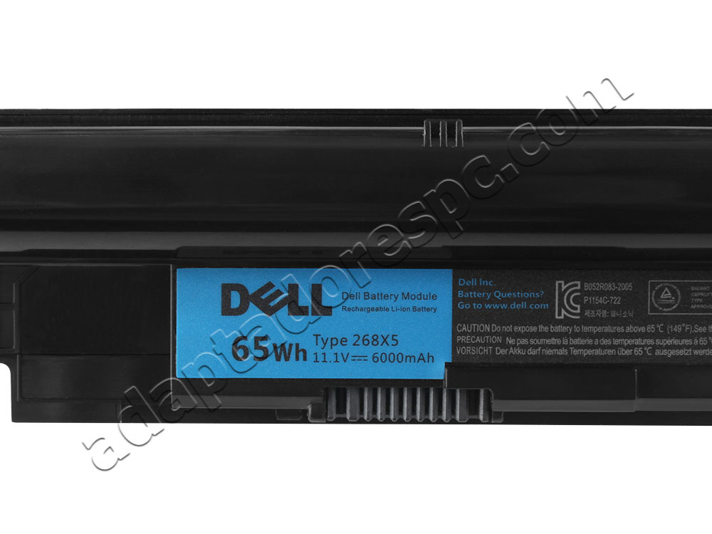 Original 5800mAh 65Wh Bateria Dell Vostro V131