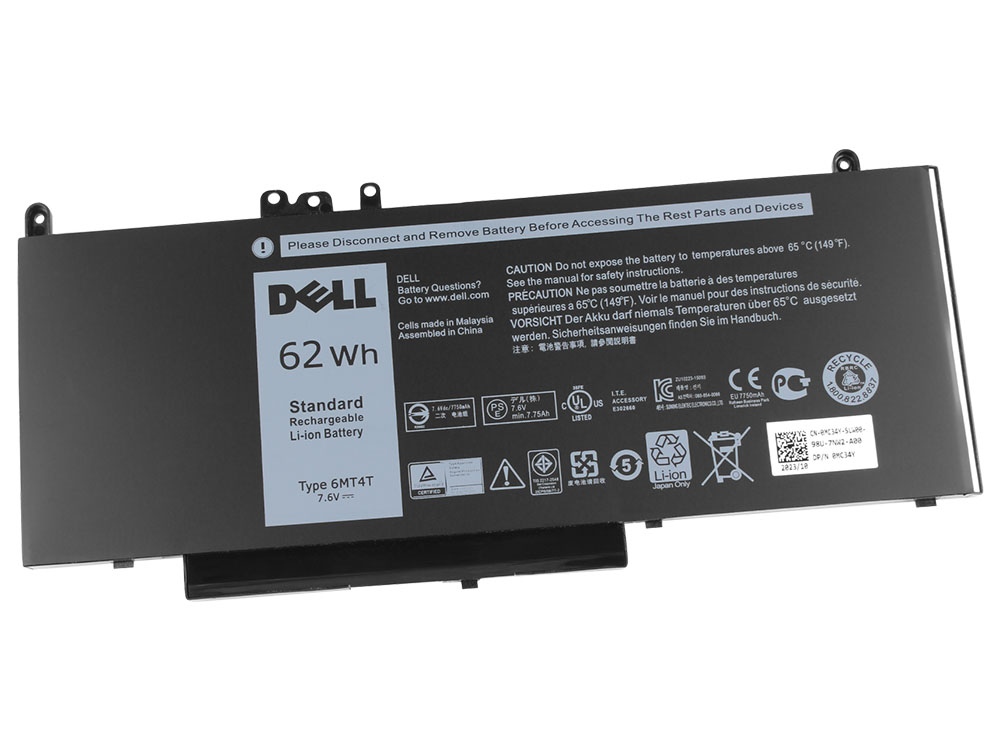 Original 62Wh Bateria Dell GMT4T HK60W ROTMP