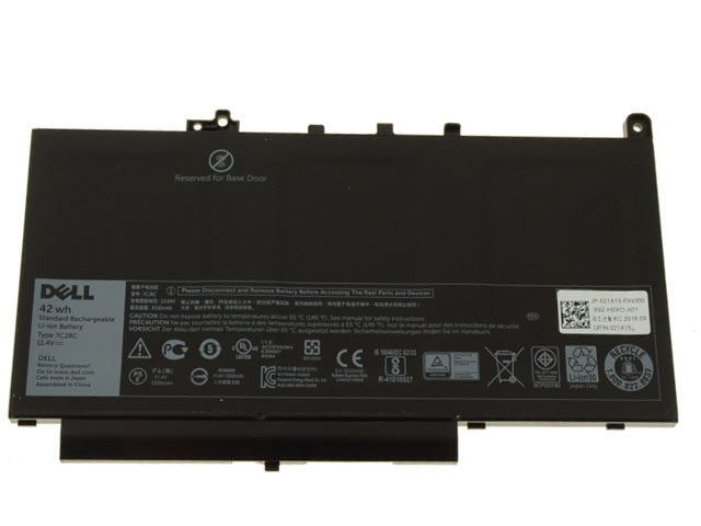 Original 3530mAh 42Wh Bateria Dell Latitude E7270 E7470
