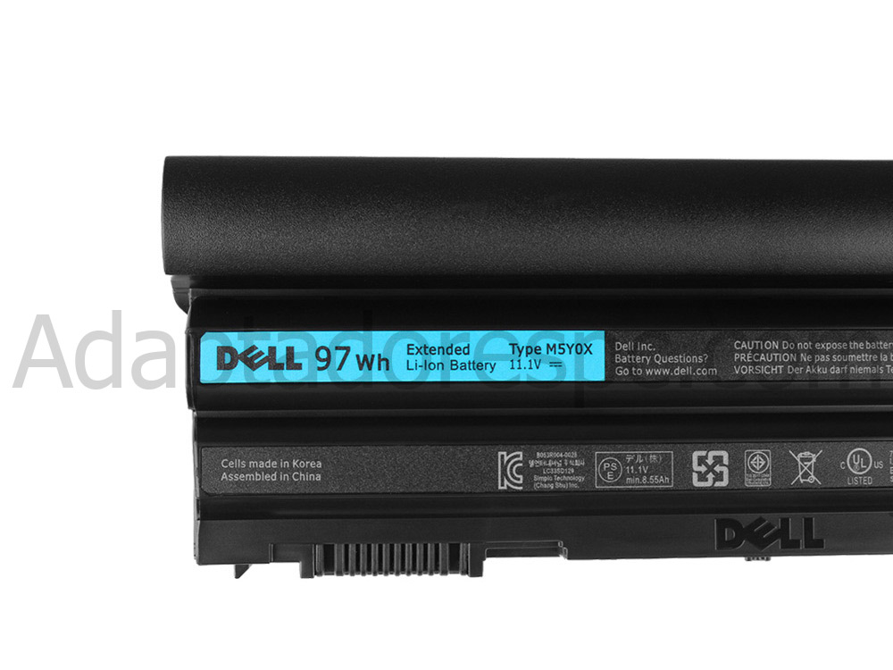 97Whr 9 Células Original Bateria Dell MKD62 2MV3R 5F1R5