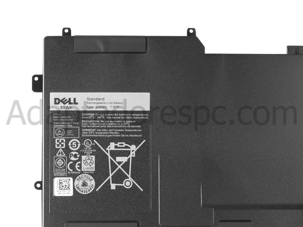 Original 55Wh Bateria Dell 0PKH18 3H76R