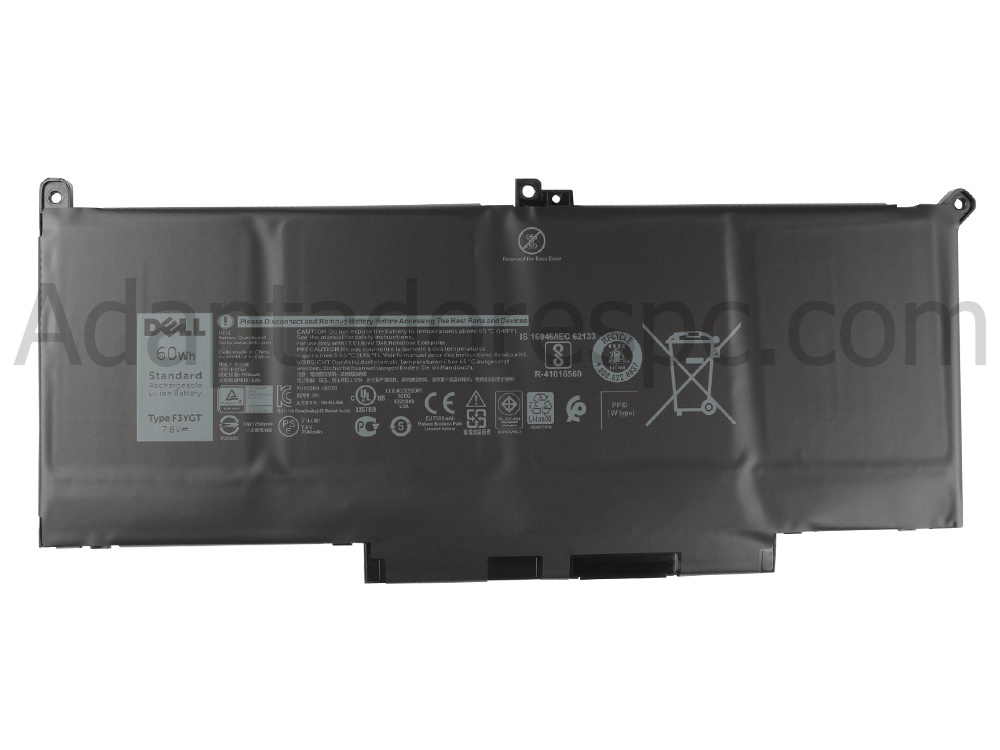 7500mAh 60Wh Original Bateria Dell Latitude 7390 P28S002
