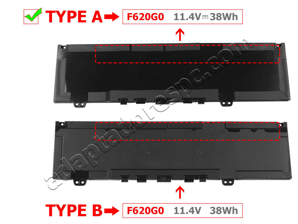 3166mAh 38Wh Original Bateria Dell Vostro 13 5370 P87G001