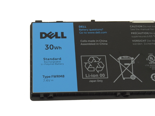 Original 4000mAh 30Wh Bateria Dell Latitude 10 tablet Series