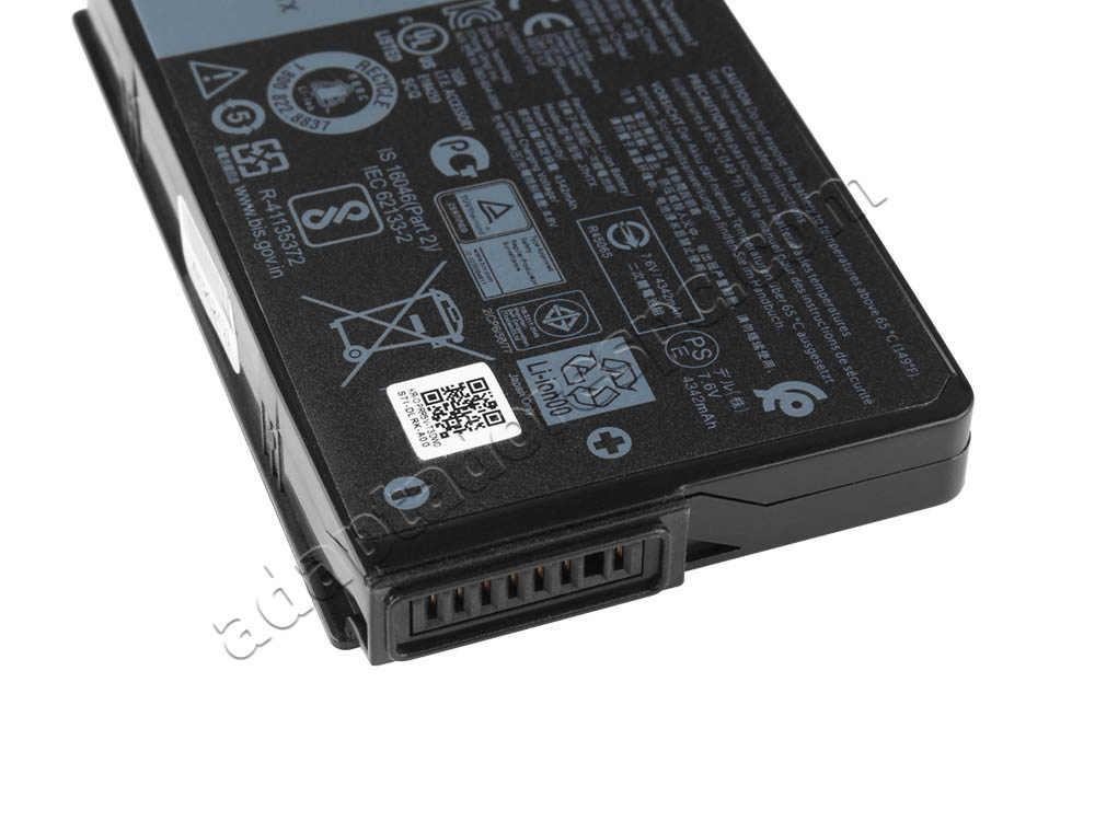 Original 4342mAh 34Wh Bateria Dell Latitude 12 Rugged Tablet 7212
