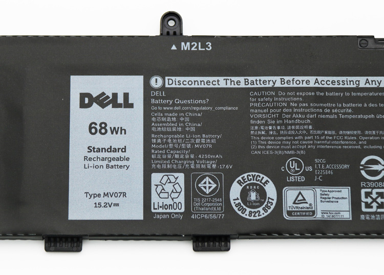 Original 4255mAh 68Wh Bateria Dell G5 15 5500 P89F003