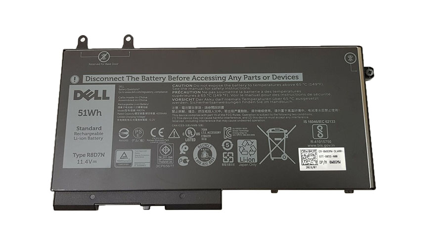 Original 4255mAh 51Wh Bateria Dell Latitude 5510 P80F002