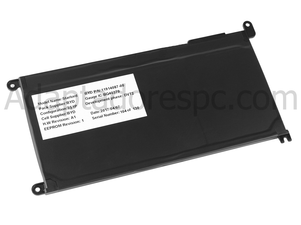 3500mAh 42Wh Original Bateria Dell Latitude 11 3180 P26T002