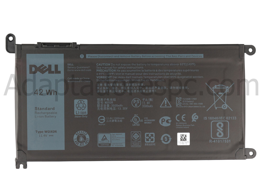 3500mAh 42Wh Original Bateria Dell Latitude 11 3180 P26T002