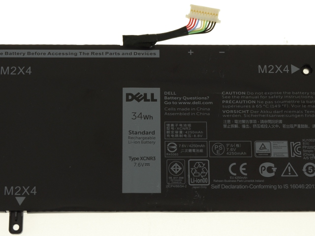 34Wh Original Bateria Dell XCNR3 0XCNR3