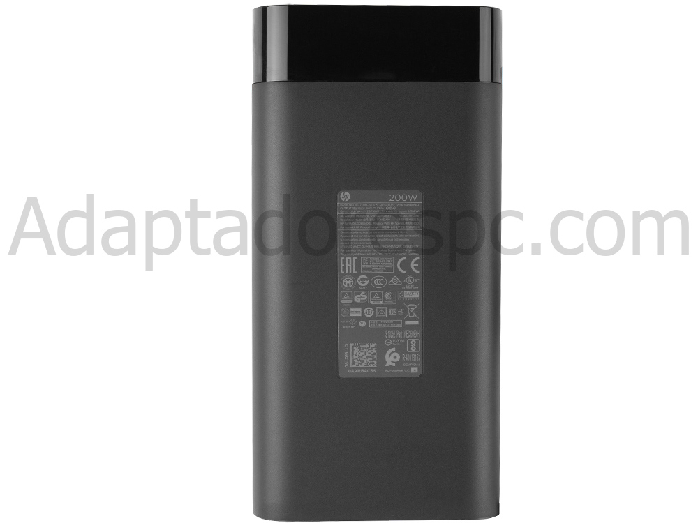 Original 200W HP OMEN 15T-CE100 2XP32AAR Adaptador AC Carregador + Cabo