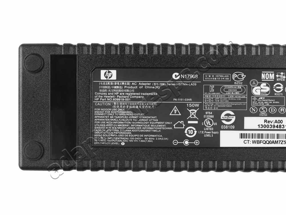 150W Adaptador AC Carregador HP Compaq Pro 4300 All-in-One 000000I73C2