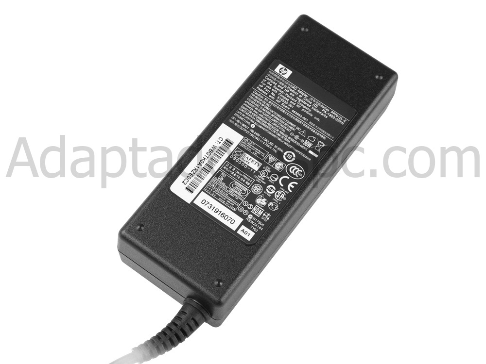 Original 90W HP Compaq Presario CQ61-400ES WF812EA Adaptador AC Carregador