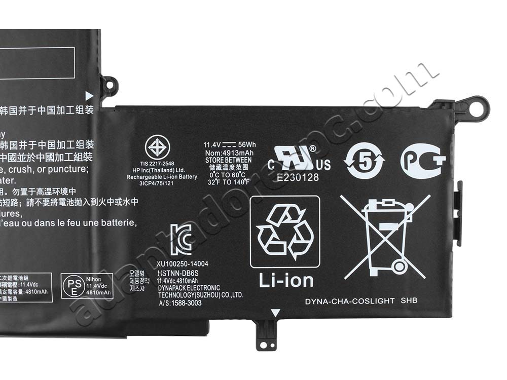 Original Bateria HP Spectre x360 13-4200no 13-4230ng 4810mAh 56Wh