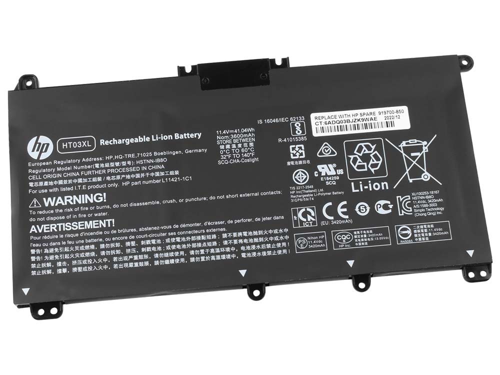 Original Bateria HP Pavilion 14-ce0004nl 14-ce0029nl 14-ce0525sa 3470mAh 41.9Wh