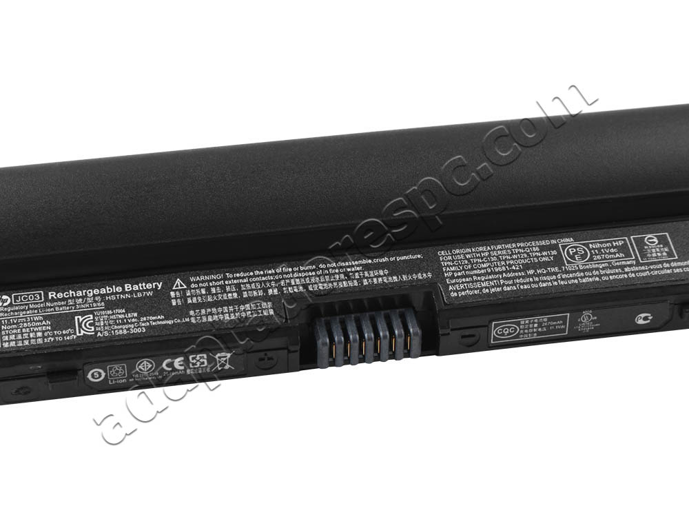 Original Bateria HP 15-bw011dx 15-bw083nd 2850mAh 31.2Wh