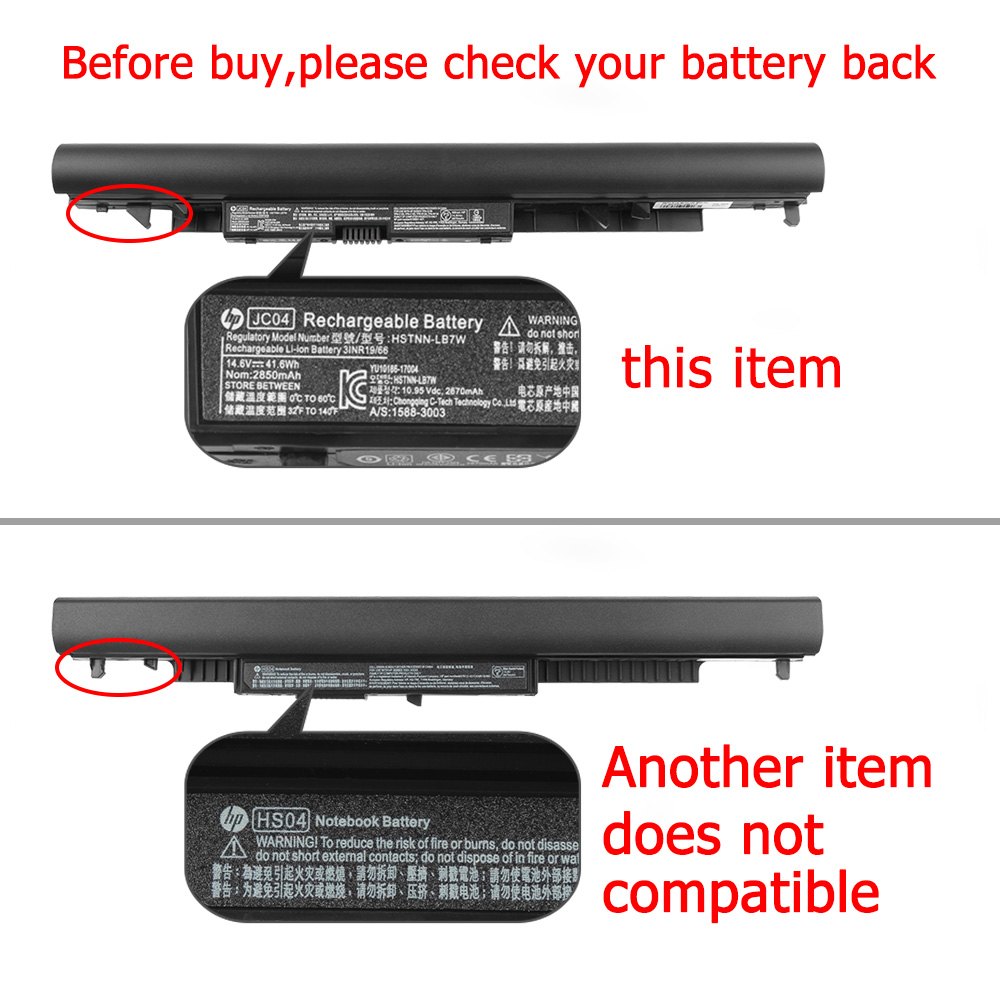 Original Bateria HP 240 G6 4QX37EA 2850mAh 41.6Wh