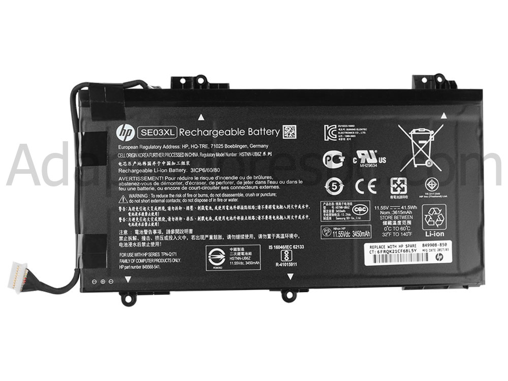 41.5Wh Original Bateria HP Pavilion 14-al001tx 14-al059tx