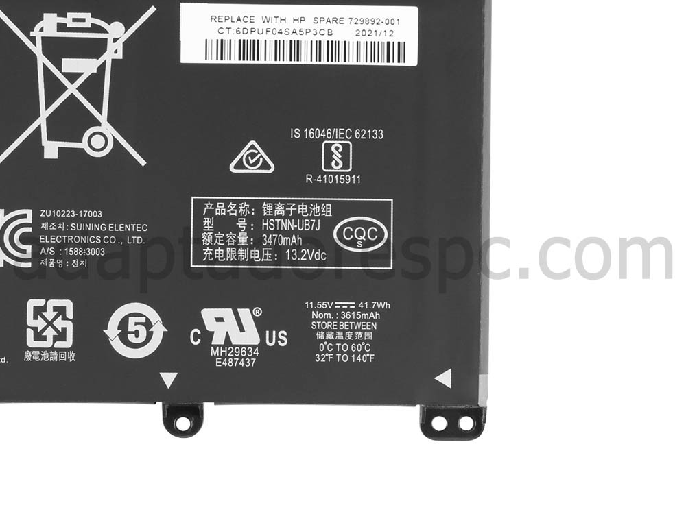 41.9Wh Original Bateria HP Pavilion 14-bf002tx 14-bf032ur