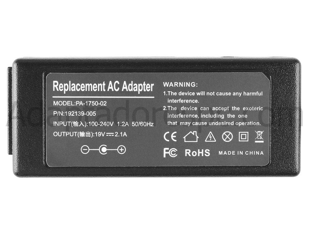 40W Adaptador AC Carregador LG Xnote Z355 13.3 Series