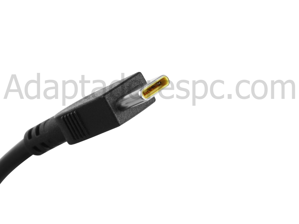 Original 65W USB-C Lenovo 5A10W86269 ADLX65YDC3E ADLX65UDGC2A Adaptador AC Carregador + Cabo