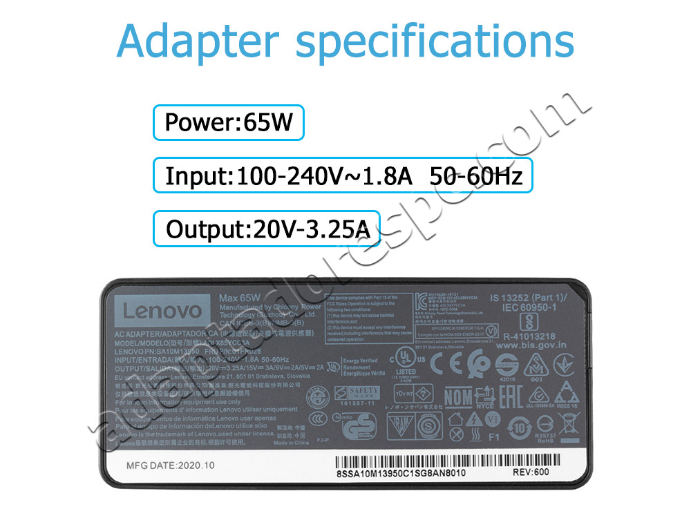 65W USB-C Samsung Galaxy Book3 360 NP730QFG-KA1DE Adaptador AC Carregador + Cabo