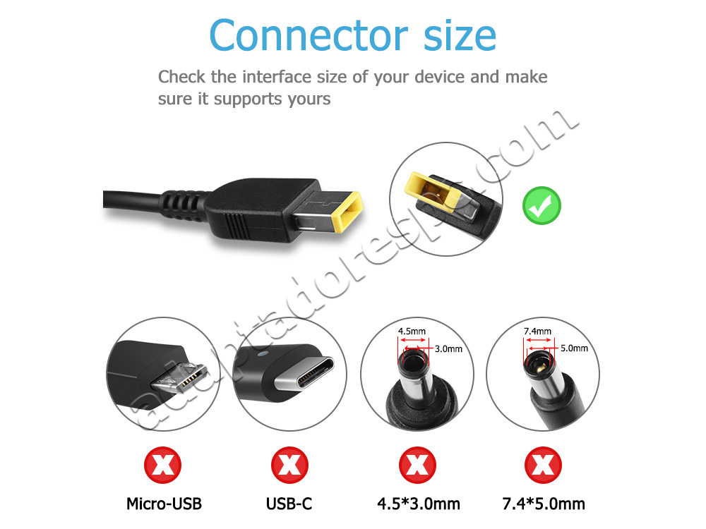 135W Lenovo IdeaPad 330-15ICH 81FK Adaptador AC Carregador