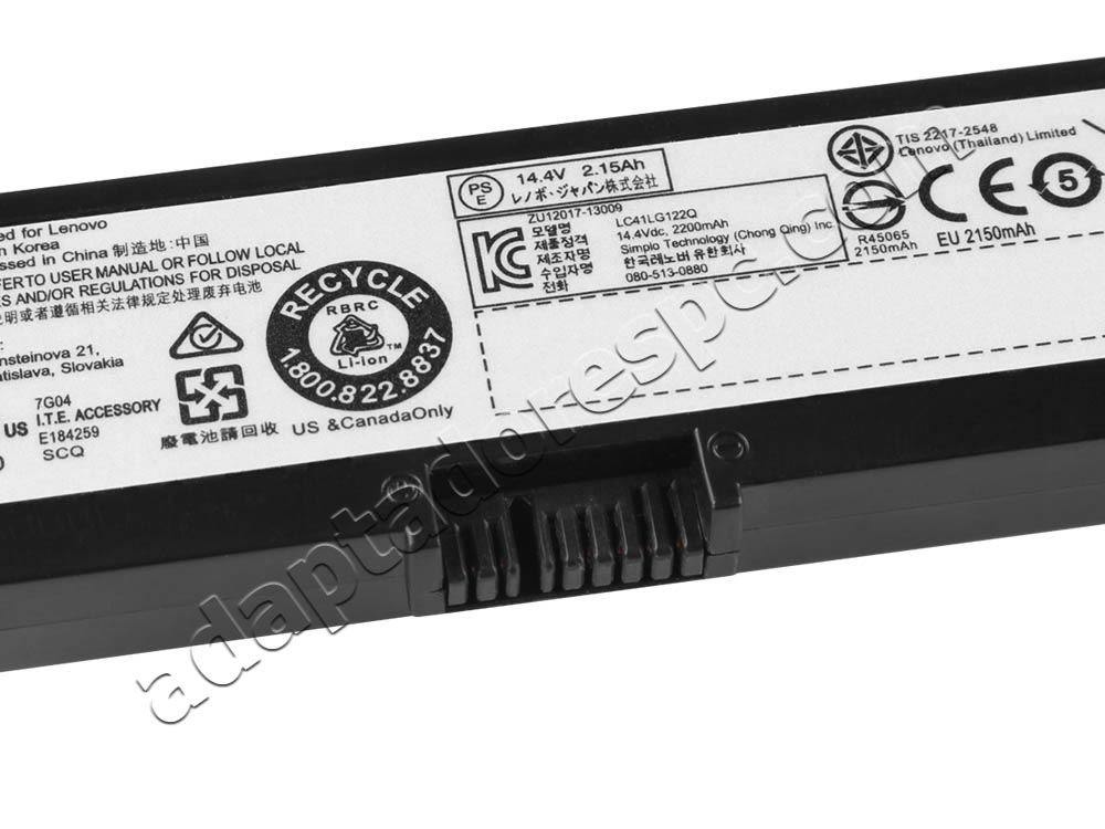 41Wh Lenovo 121500242 121500244 121500243 Original Bateria