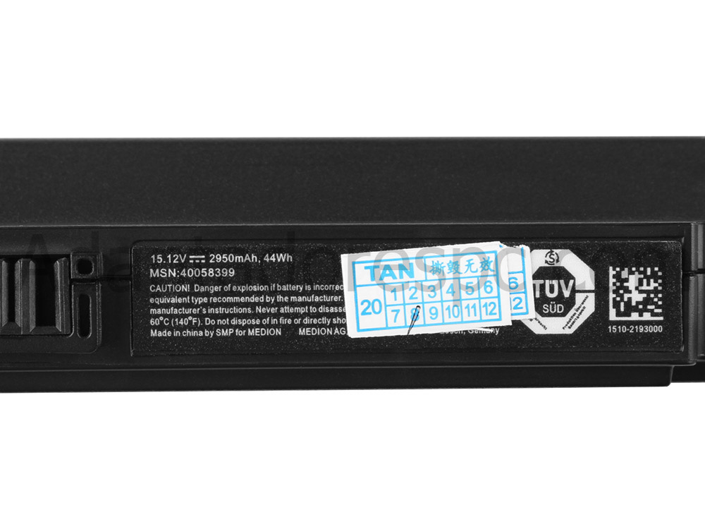 Original Bateria Medion A41-E15 E15LS93 2950mAh 44Wh