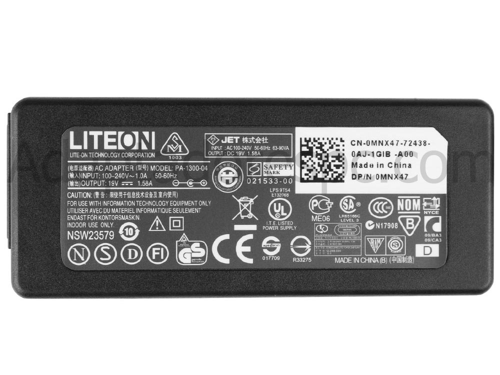 30W Adaptador AC Carregador Packard Bell butterfly touch-em