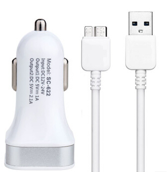 10W Original Carregador de Carro Samsung Galaxy Note 3 (T-Mobile)
