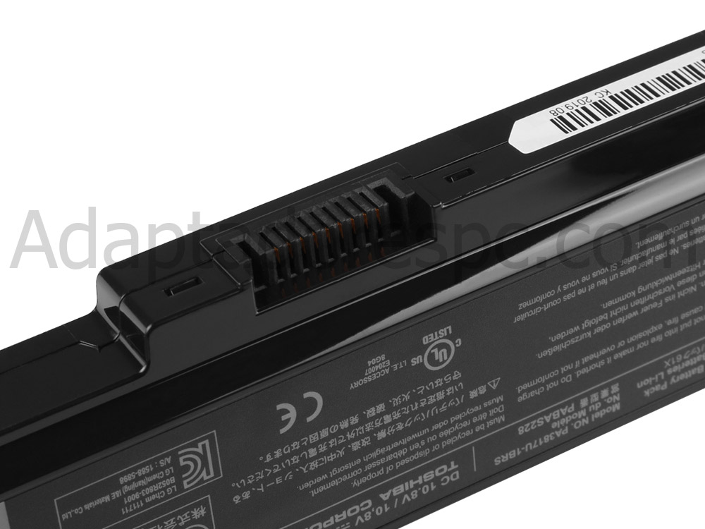 4200mAh Toshiba A660D-BT2N23 A660D-BT2NX2 A660D-ST2G01 Bateria