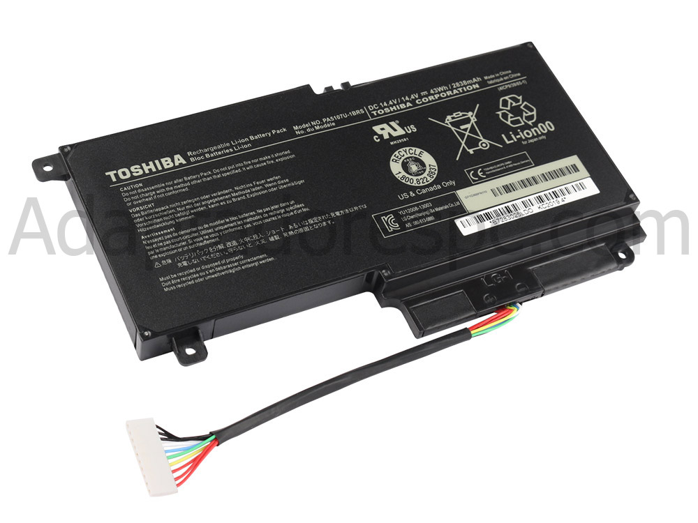 43Whr Bateria Toshiba Satellite L40-AST2NX1 L40-ASMBNX2 L40-A-101