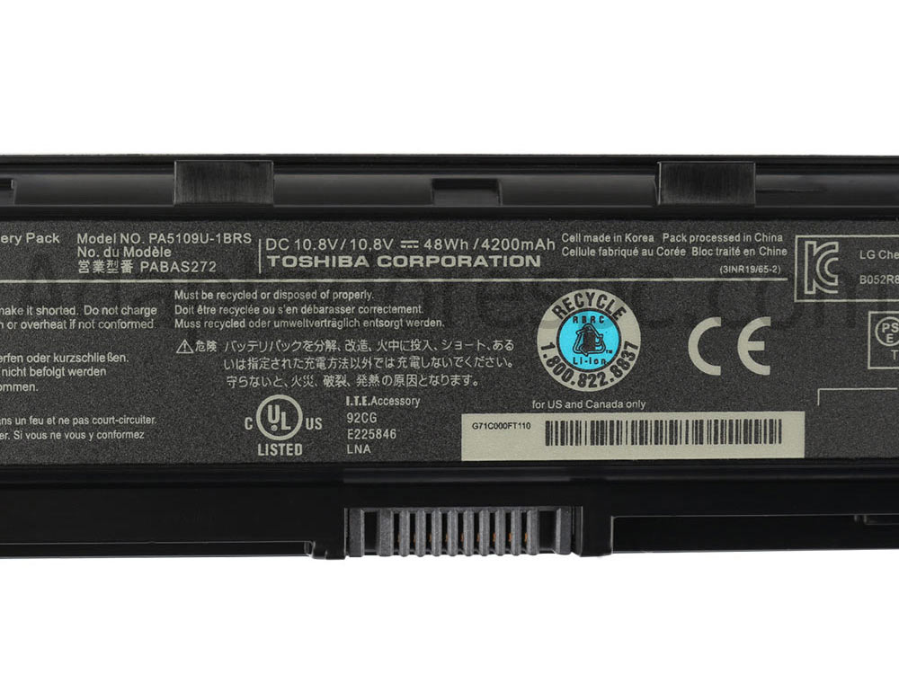 48Whr Original Bateria Toshiba Satellite C70D-B-10F C70D-B-10X
