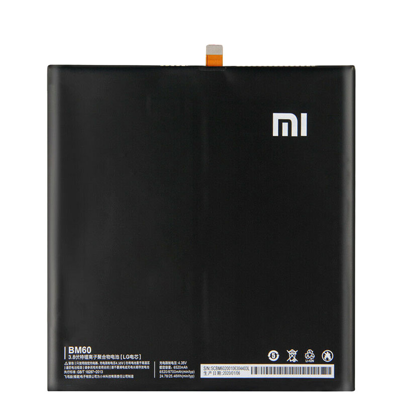 Original Bateria Xiaomi BM60 6520mAh 23.71Wh