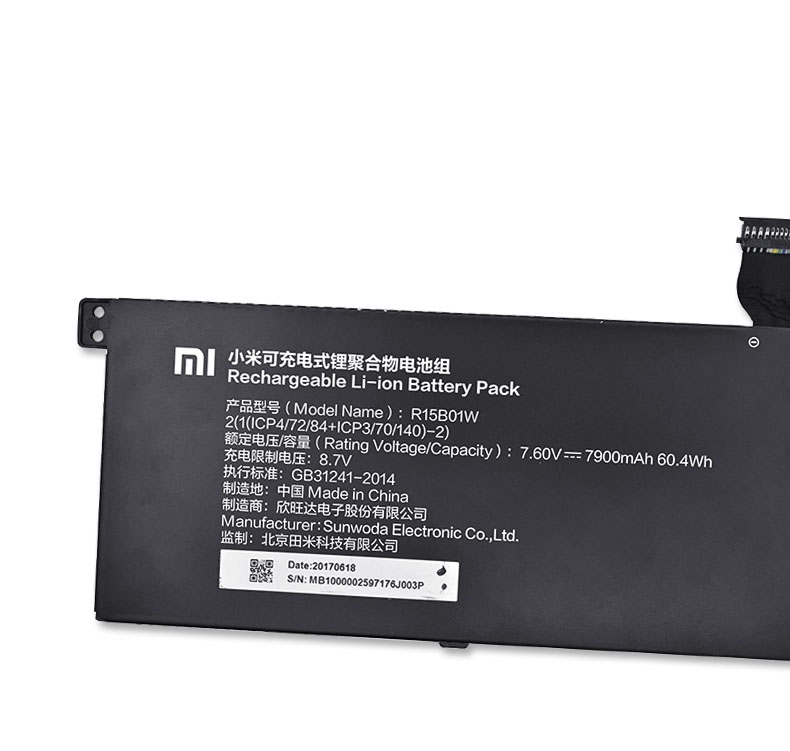 Original Bateria Xiaomi INCHMI Pro 15.6 7900mAh 60.04Wh